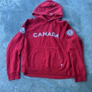 Roots Red Canada Hoodie